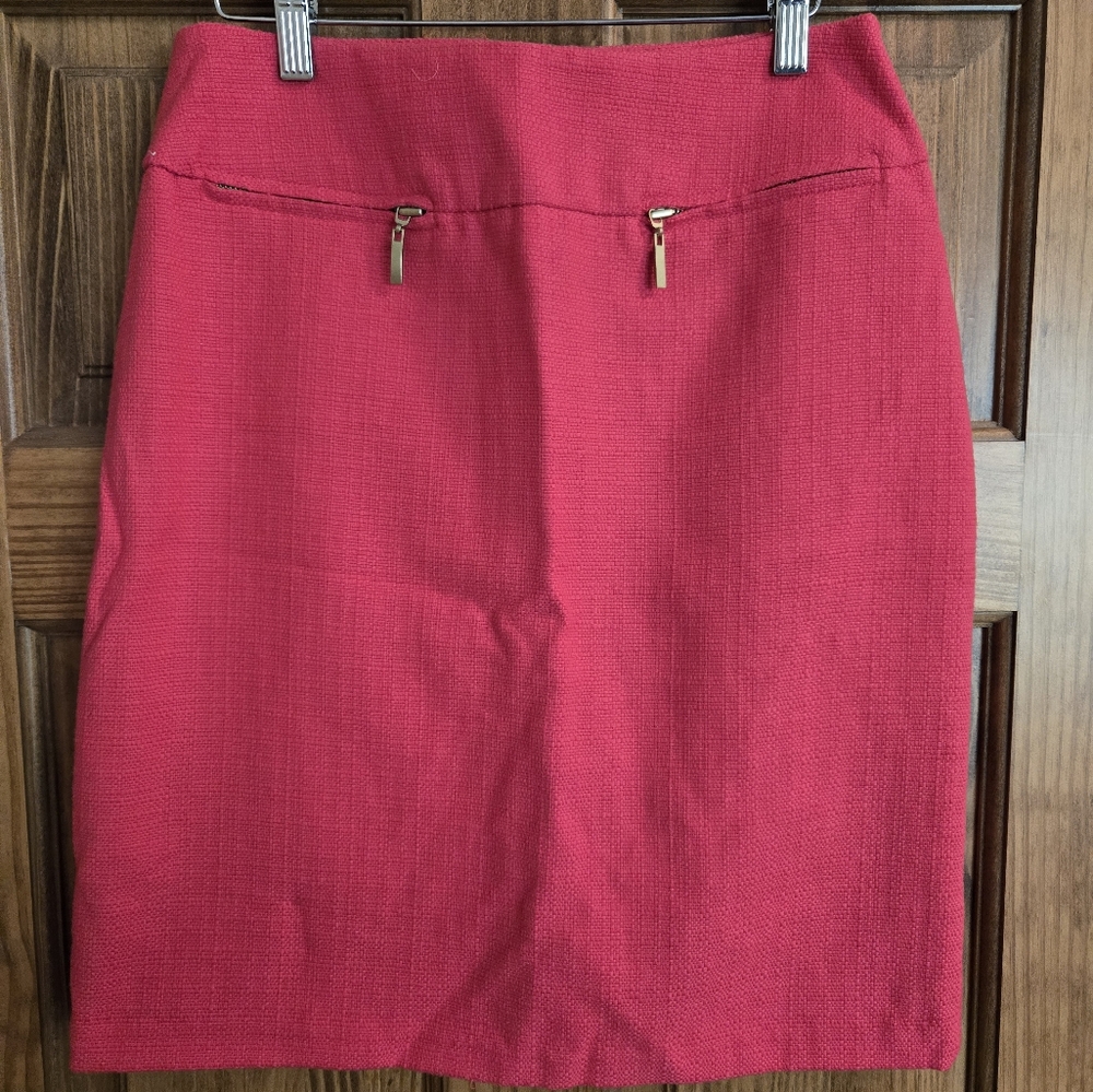 East 5th Women's Red Pencil Skirt